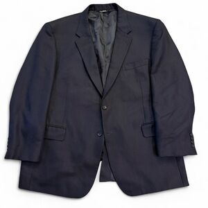 Jos. A Bank Dark Blue Suit‎ Jacket Blazer Silk and Camelhair Size 48R